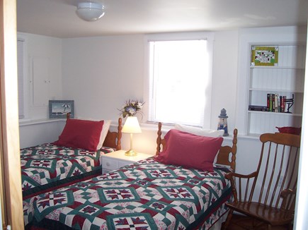 Eastham Cape Cod vacation rental - Twin Room on lower level with rocker, dresser & closet