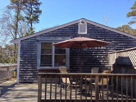 Eastham Cape Cod vacation rental - Deck off the kitchen