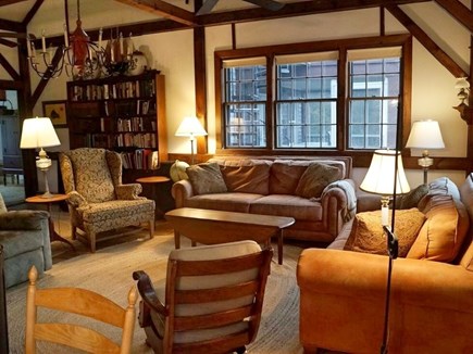 East Orleans Pochet Associatio Cape Cod vacation rental - Airy and comfortable living room with vaulted ceiling