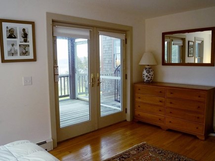 East Orleans Pochet Associatio Cape Cod vacation rental - French doors in primary bedroom lead out to private deck