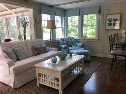 Eastham, Located on Schoolhouse Pond Cape Cod vacation rental - Living Room Area
