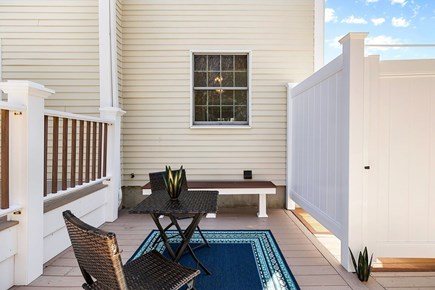 Popponesset, Mashpee Cape Cod vacation rental - Rear deck