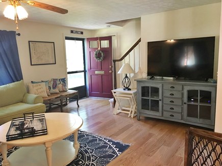 Falmouth Heights Cape Cod vacation rental - Living Rm (LR) with 2 couches & WiFi / cable smart TV