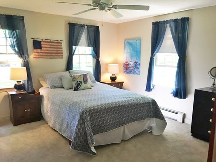 Falmouth Heights Cape Cod vacation rental - Bedroom 2 - One Queen (ceiling fan)