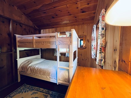 South Chatham Cape Cod vacation rental - Side room with twin bunk beds.
