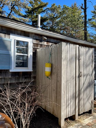 South Chatham Cape Cod vacation rental - Outside shower.