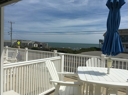Dennisport Cape Cod vacation rental - Sit out on the patio and gaze at the ocean across the street.