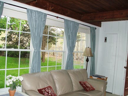 Near Coast Guard Beach Eastham Cape Cod vacation rental - Living Room windows facing south/front offer light and openness