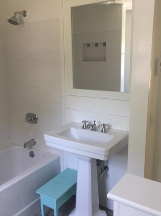 East Orleans Cape Cod vacation rental - Private and light-filled master bath with soaking tub.