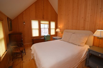 Truro Cape Cod vacation rental - Pool house Bedroom with queen bed