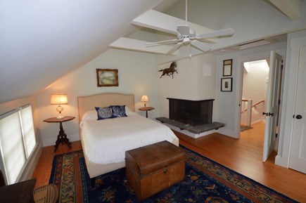 Truro Cape Cod vacation rental - Bedroom 2 Queen room on upper level with ensuite and sitting area