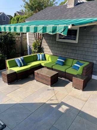 Provincetown Cape Cod vacation rental - Back patio