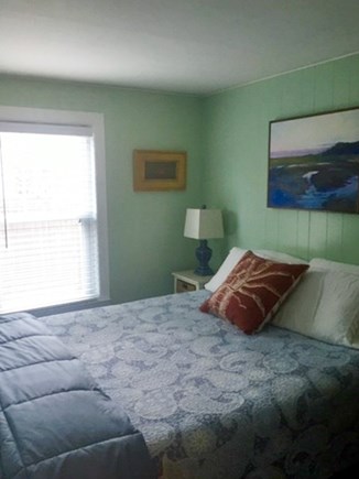 Provincetown Cape Cod vacation rental - Bedroom off kitchen, bright and cheery..queen bed