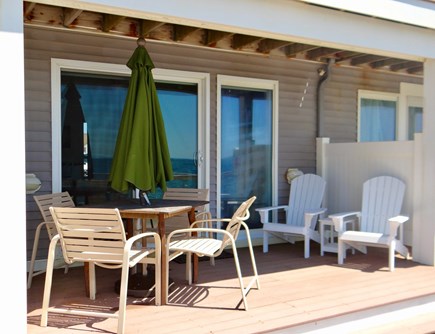North Truro Cape Cod vacation rental - Private deck/patio, downstairs