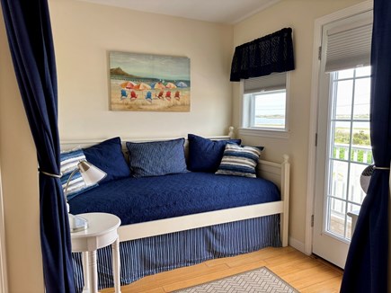 North Truro Cape Cod vacation rental - Upstairs twin daybed nook, door to street side deck. Sleeps 1.