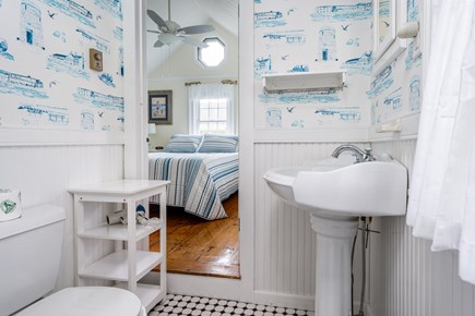 Dennis Port Cape Cod vacation rental - Bath with shower stall