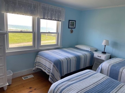 Dennis Port Cape Cod vacation rental - Bedroom 2, three twin beds, linens included