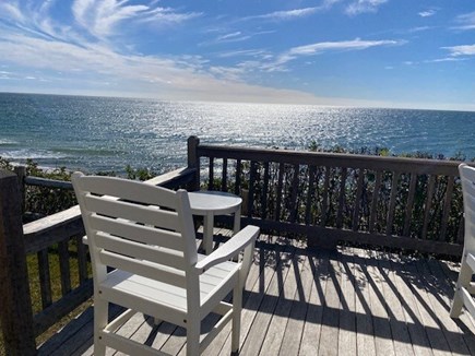 Dennis Port Cape Cod vacation rental - Deck overlooks private association beach