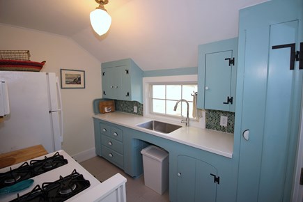 Dennis Port Cape Cod vacation rental - Full size natural gas stove, refrigerator and microwave