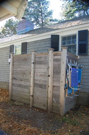 Dennis Port Cape Cod vacation rental - Outdoor shower after the beach.