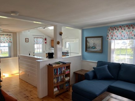 Dennis Port Cape Cod vacation rental - Open concept, dining room area open to kitchen & living room