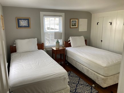 Dennis Port Cape Cod vacation rental - 2nd bedroom with 2 twin beds.  Bed sheets & towels provided