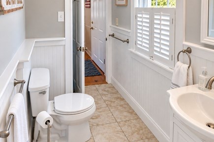 Dennis Port Cape Cod vacation rental - Full bath with shower. Linens included. Outdoor shower too!