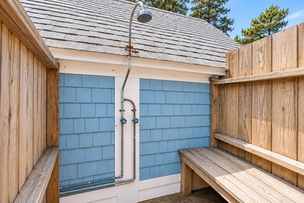 Dennis Port Cape Cod vacation rental - Spacious outdoor shower.