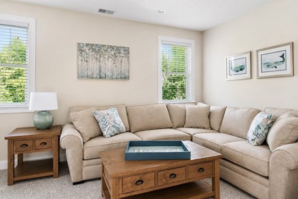 Dennis, Mayflower Beach Cape Cod vacation rental - Second floor den with TV and pull out couch
