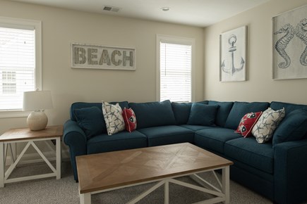 Dennis, Mayflower Beach Cape Cod vacation rental - Second floor den with TV and DVD and pull out couch