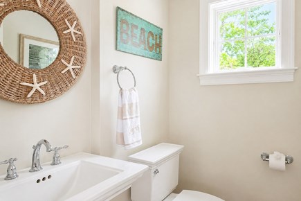 Dennis, Mayflower Beach Cape Cod vacation rental - First floor half bath-off kitchen