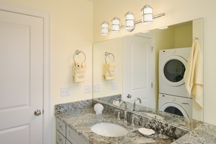 Dennis, Mayflower Beach Cape Cod vacation rental - Second floor bathroom with tub/shower and washer & dryer