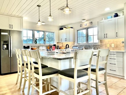 Orleans, Nauset Heights near Nauset bea Cape Cod vacation rental - Updated kitchen, seats five, quartz counters, induction range