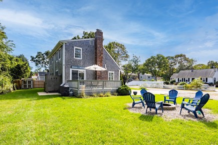 West Yarmouth Cape Cod vacation rental - Backyard, Shed, Outdoor Shower, Firepit, Large Private Yard