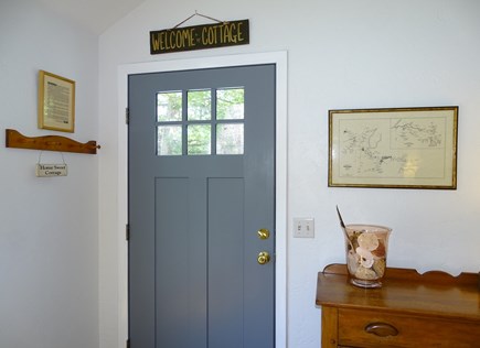 Orleans Cape Cod vacation rental - Welcome to our cottage entrance, adjacent to deck slider