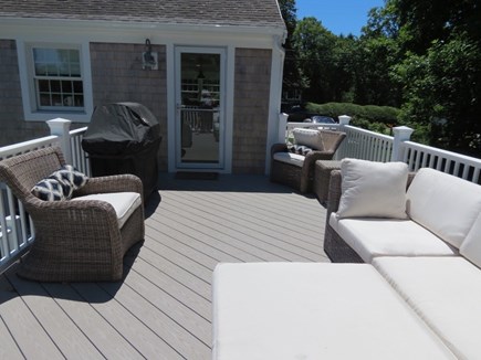 Orleans Cape Cod vacation rental - Just off the kitchen is this deck with gas grill