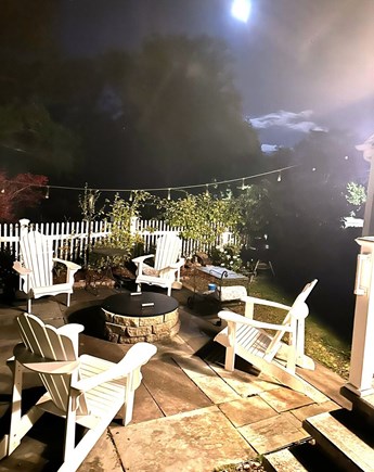 Dennis Village Cape Cod vacation rental - View of Fire Pit Patio