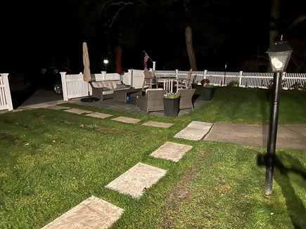 Dennis Village Cape Cod vacation rental - View of New Enclosed Yard and Patio