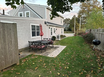 Dennis Village Cape Cod vacation rental - View of Yard for Loft Apartment and outdoor shower