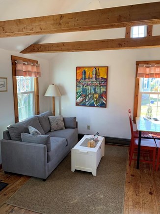North Truro Cape Cod vacation rental - Living room and dining area