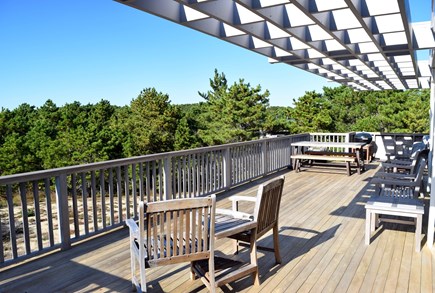 Wellfleet Cape Cod vacation rental - Renovated and expanded deck (with charcoal grill)