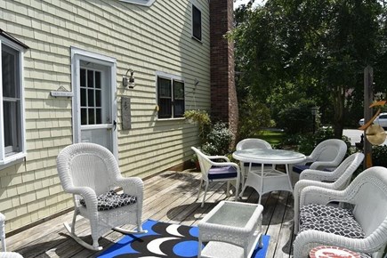 Brewster Cape Cod vacation rental - Dine and relax on the deck adjacent to the kitchen