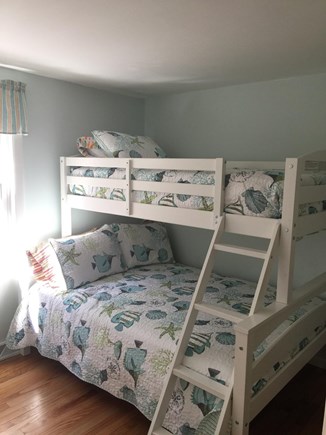 Harwich Port Cape Cod vacation rental - Third twin over full bunk room