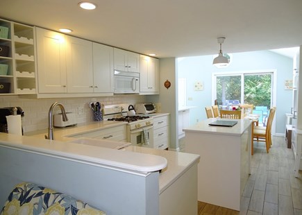 Harwich Port Cape Cod vacation rental - Spacious kitchen with center island 