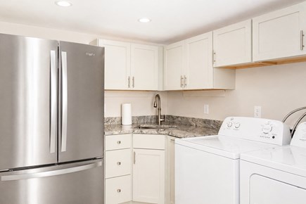 Dennis, Mayflower Beach Cape Cod vacation rental - Basement Laundry & Kitchenette