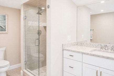Dennis, Mayflower Beach Cape Cod vacation rental - Basement bathroom<br/>