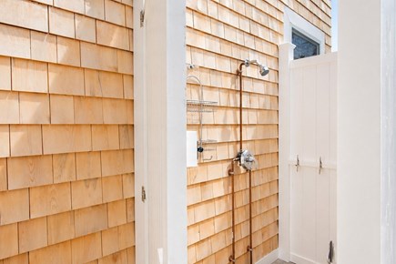 Dennis, Mayflower Beach Cape Cod vacation rental - Outdoor shower