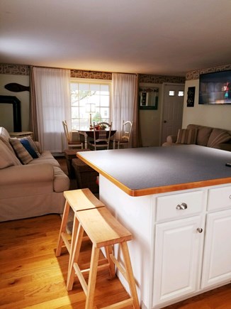 Dennisport Cape Cod vacation rental - Dining/Living pull out full size