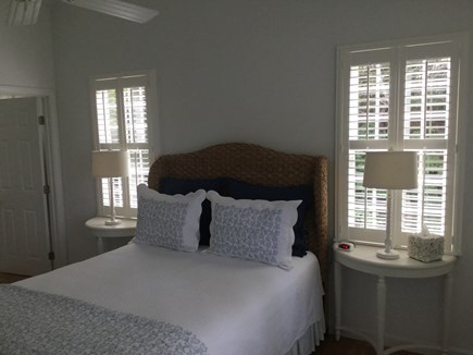 Orleans Cape Cod vacation rental - Master bedroom with queen size bed and its own flat screen TV.