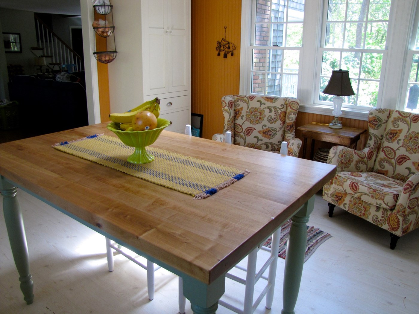 Kitchen cabinet view